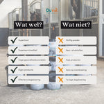 Duval wat wel / wat niet overzicht – vergelijking van zuivere ingrediënten en kwaliteit van Duval paarden¬supplementen met ongewenste toevoegingen zoals poeders, reststoffen en soja