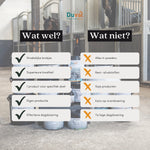 Duval ‘wat wel wat niet’-vergelijking – zuivere ingrediënten, geen vulstoffen, geen suiker, geen kunstmatige toevoegingen.